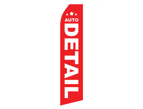 Auto Detail Econo Stock Flag