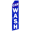 Blue Car Wash Econo Stock Flag