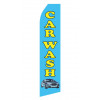 Blue Car Wash Econo Stock Flag