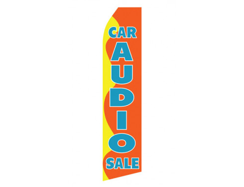 Car Audio Sale Econo Stock Flag