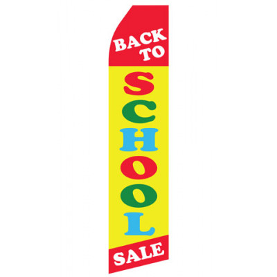 Back to School Sale Econo Stock Flag