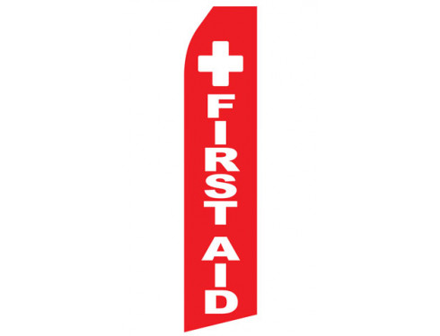 First Aid Econo Stock Flag