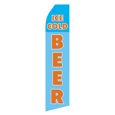 Ice Cold Beer Econo Stock Flag