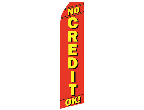 No Credit OK Econo Stock Flag