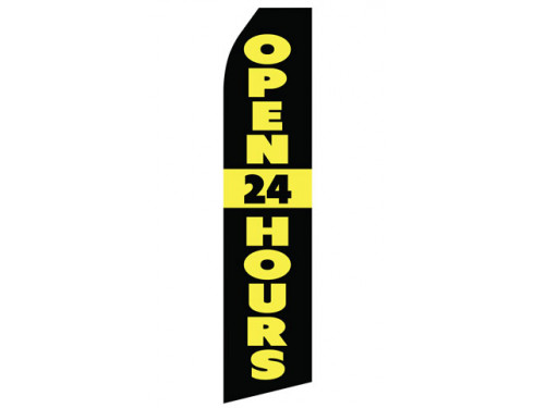 Open 24 Hours Econo Stock Flag