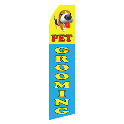 Pet Grooming Econo Stock Flag