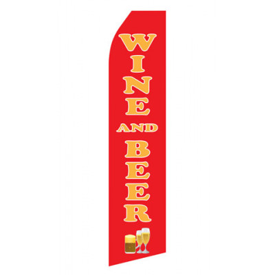 Wine and Beer Econo Stock Flag