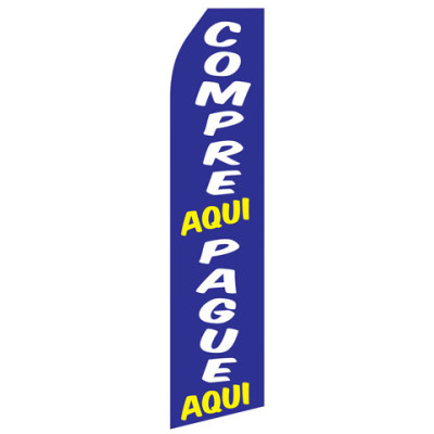 Compre Aqui and Pague Aqui Econo Stock Flag