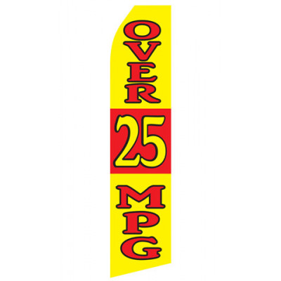 Over 25 MPG Econo Stock Flag