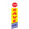 Stop Save Now Econo Stock Flag