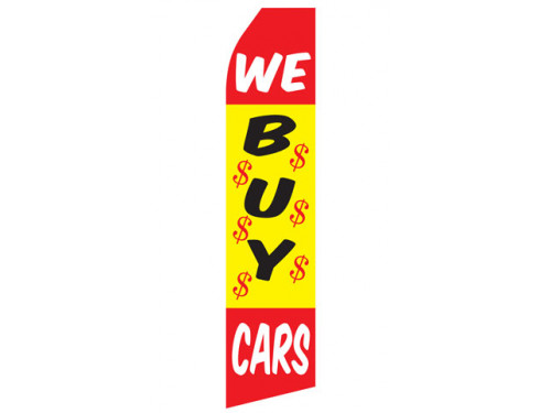 We Buy Cars Econo Stock Flag