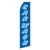 Blue Car Wash Econo Stock Flag