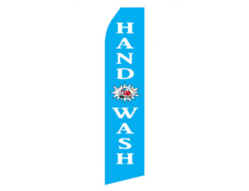 Blue Hand Wash Econo Stock Flag