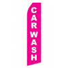 Pink Car Wash Econo Stock Flag