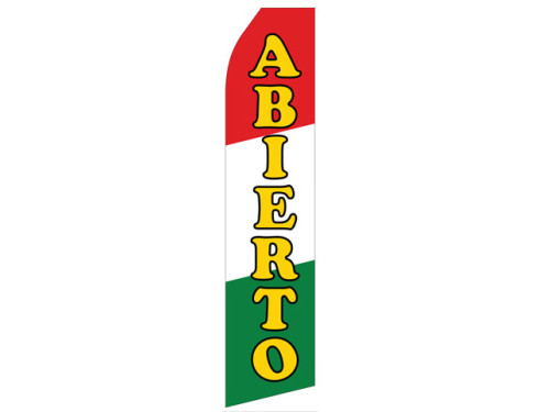 Abierto Econo Stock Flag