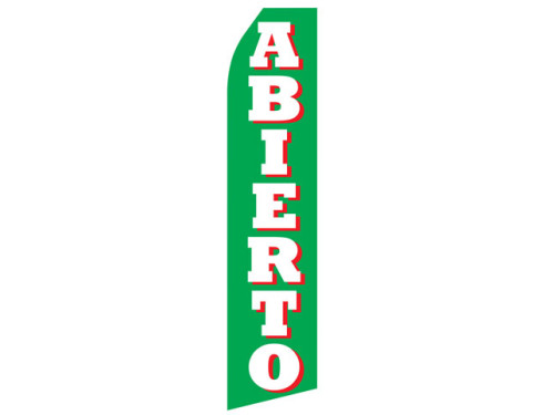 Abierto Econo Stock Flag