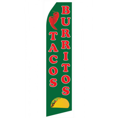 Tacos and Burritos Econo Stock Flag