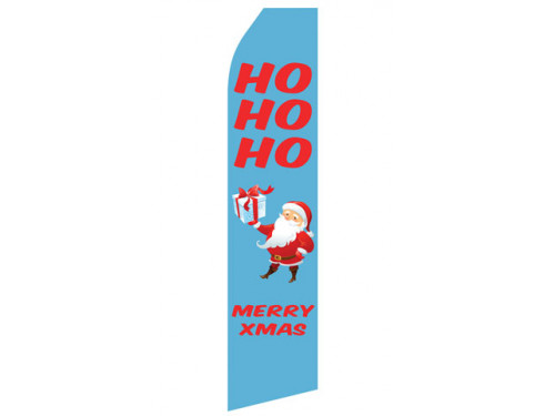 HOHOHO Merry Xmas Econo Stock Flag