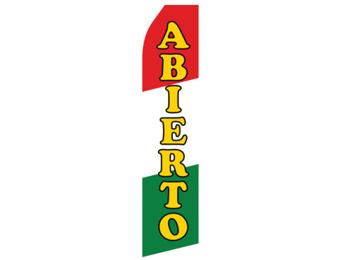 Abierto Econo Stock Flag