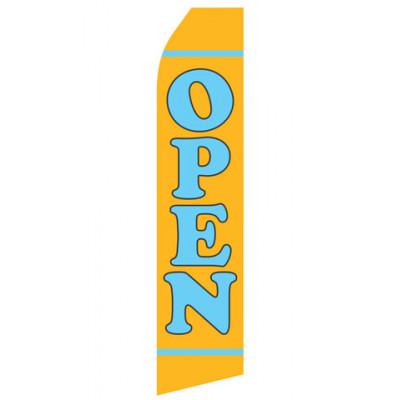 Yellow Open Econo Stock Flag