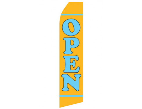 Yellow Open Econo Stock Flag