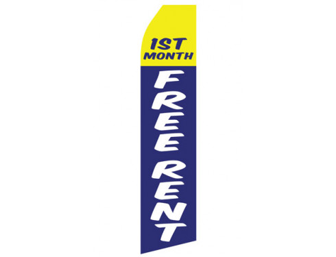 First Month Free Rent Econo Stock Flag