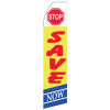 Stop Save Here Econo Stock Flag