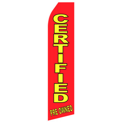 Certified Pre Owned Econo Stock Flag