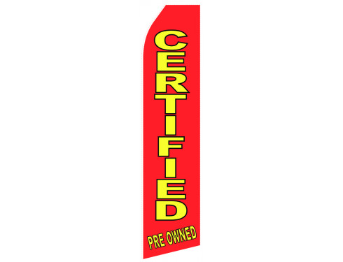 Certified Pre Owned Econo Stock Flag