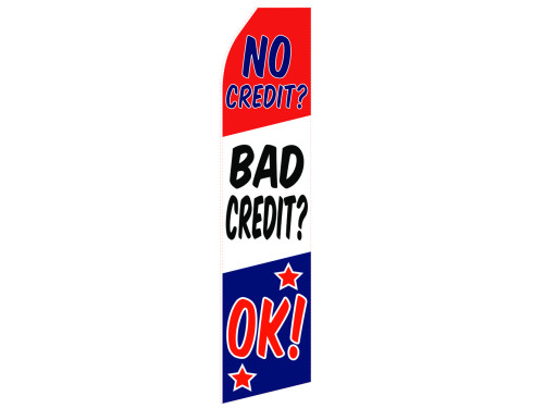 No Credit OK Econo Stock Flag