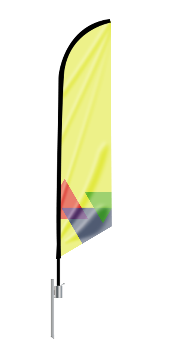 Feather Angled Flag <nl></nl> (Small)